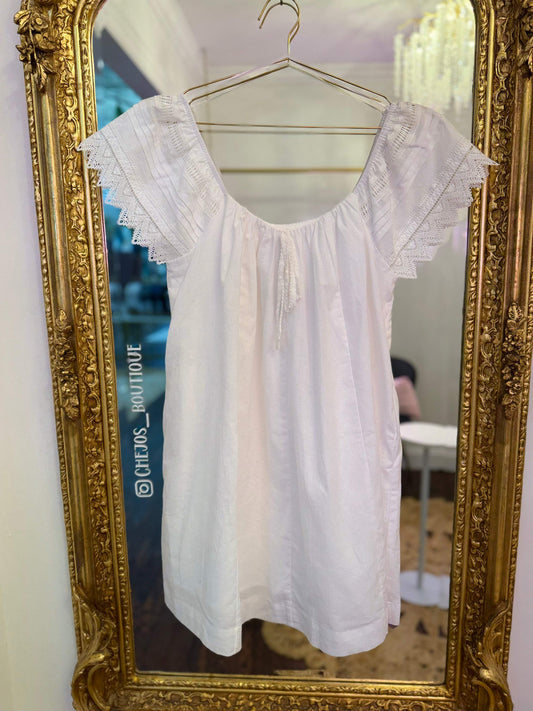 Addyson Lace Trim Mini Dress
