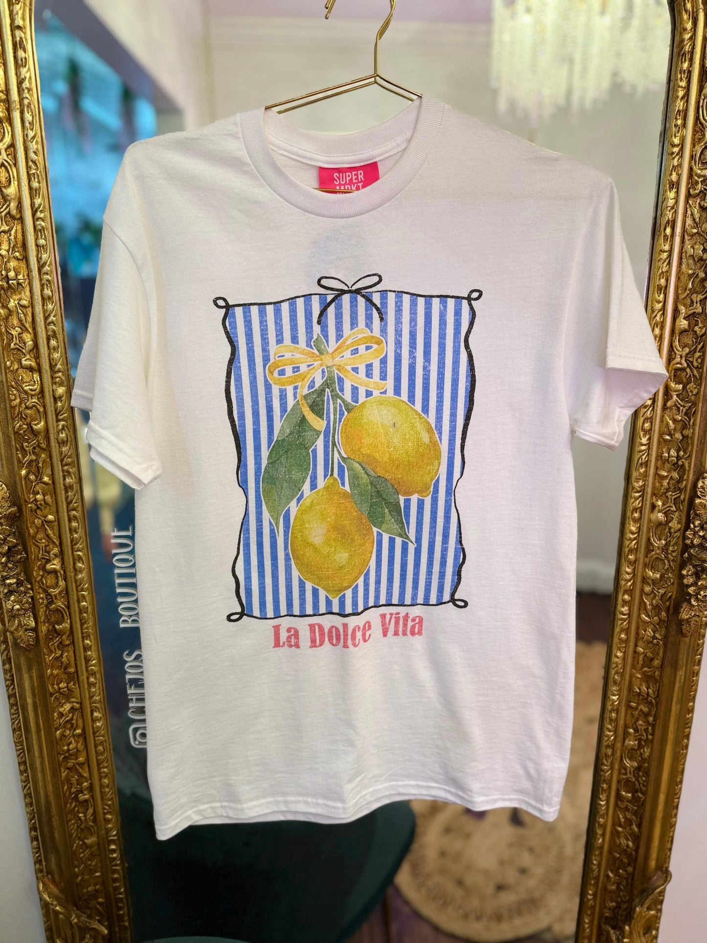 La Dolce Vita Lemon Graphic Tee