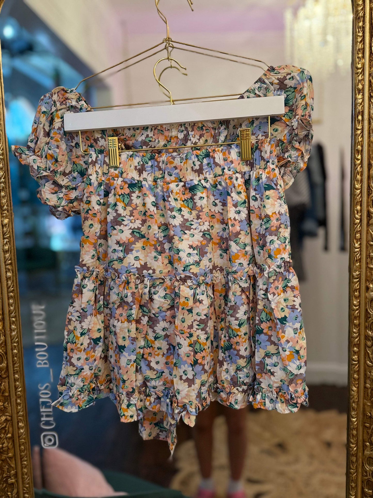 Ophelia Floral Elastic Set