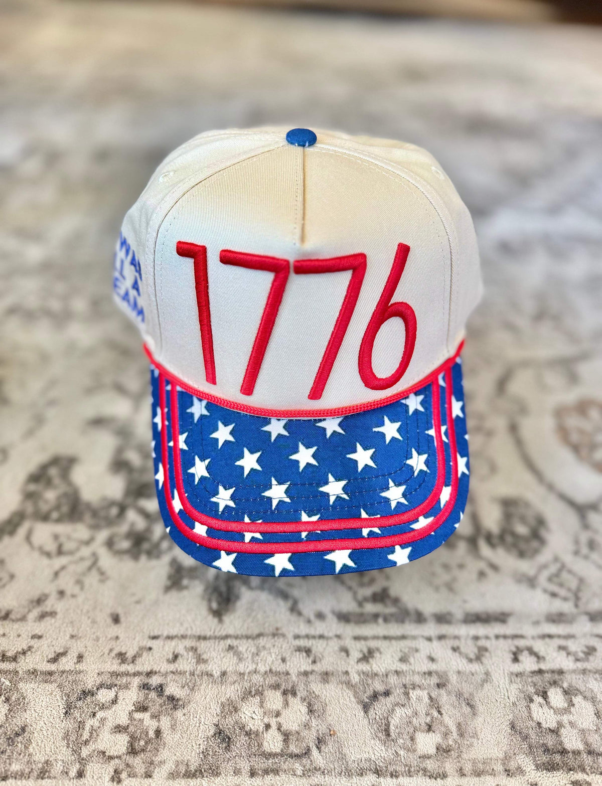 1776 Embroidered Canvas Trucker Hat