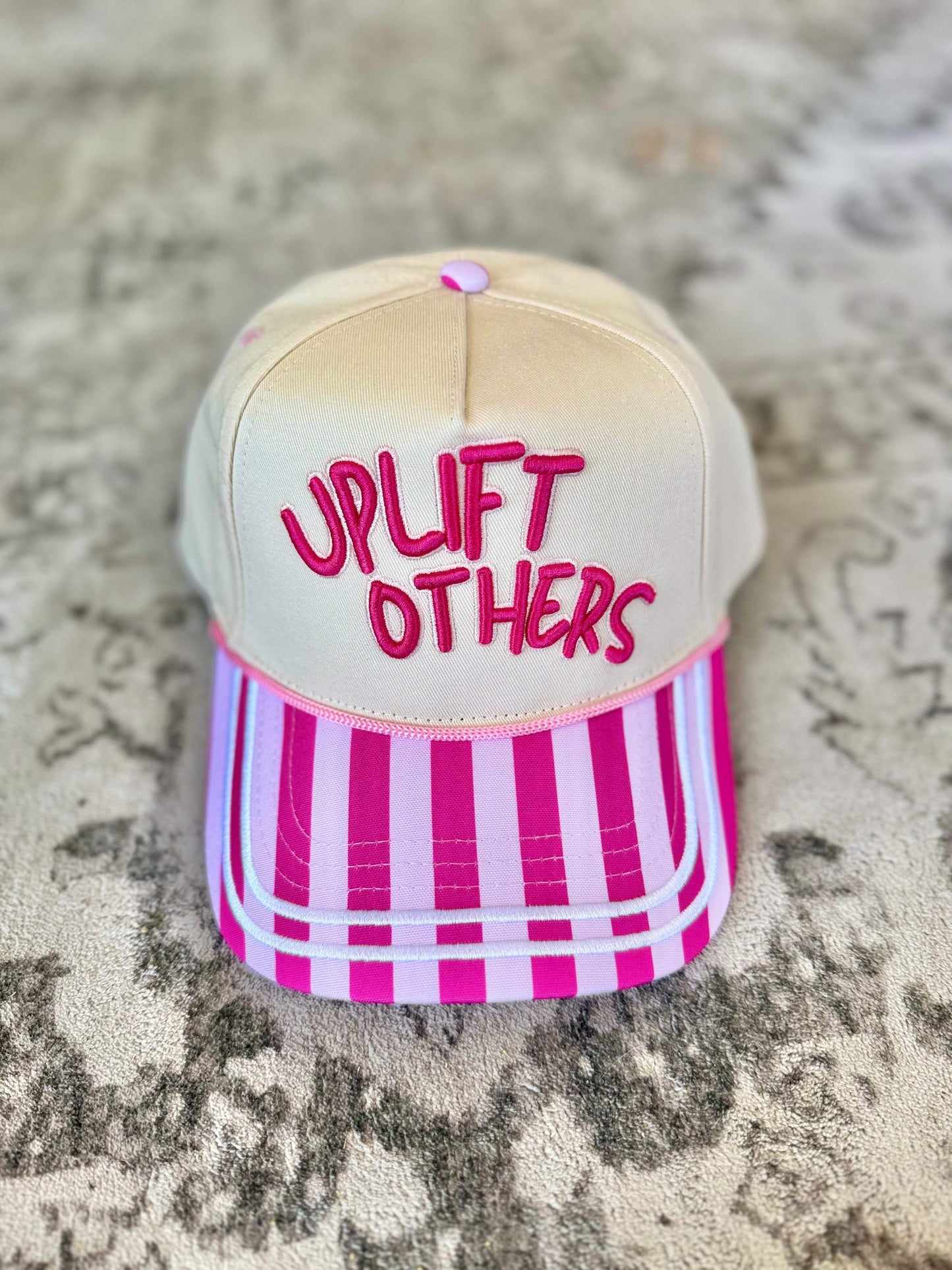 "Uplift Others" Embroidered Canvas Trucker Hat