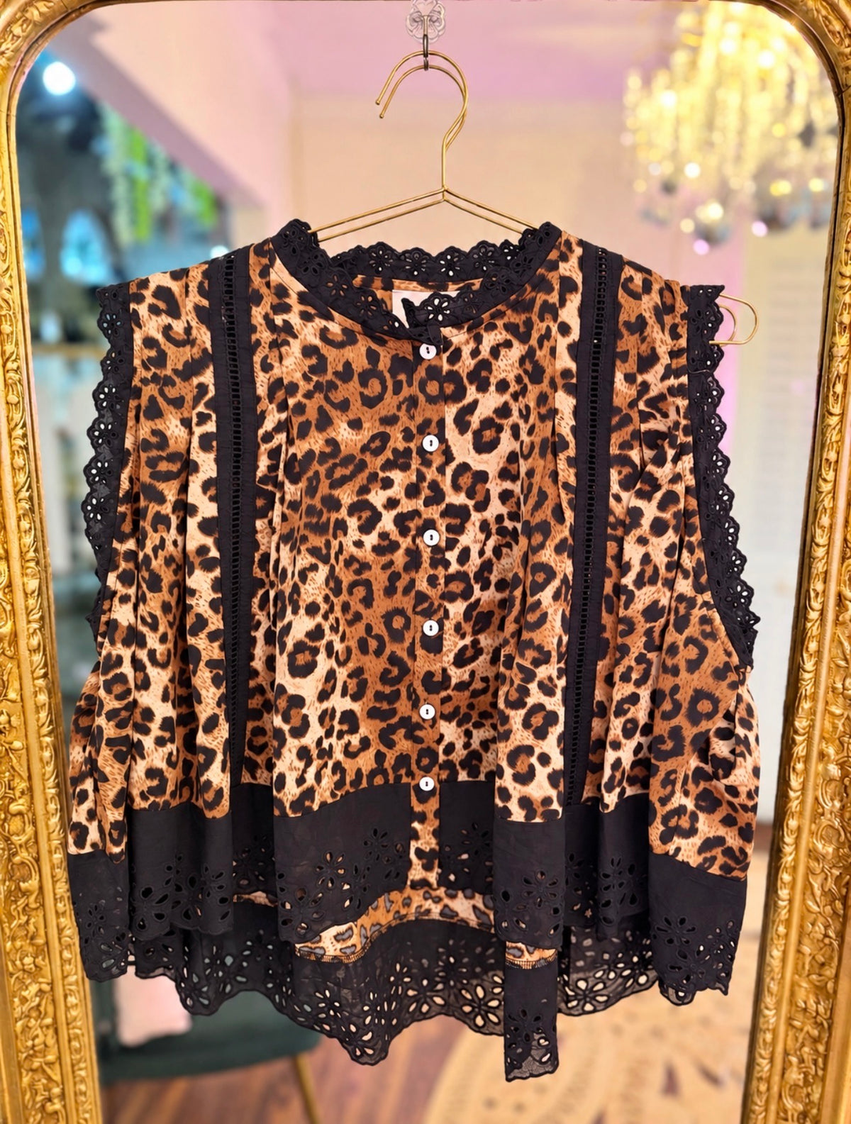 On the Button Pleated Blouse