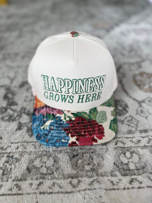 Happiness Grows Here Trucker Hat