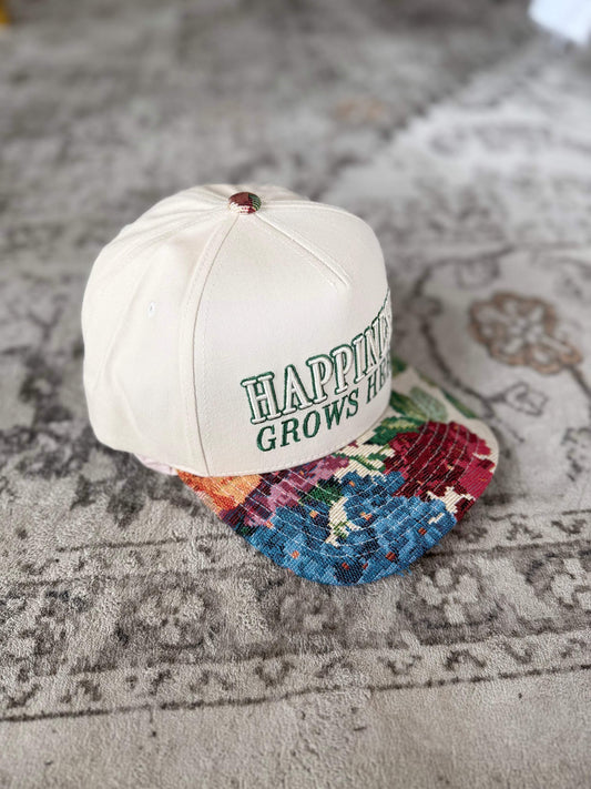 Happiness Grows Here Trucker Hat