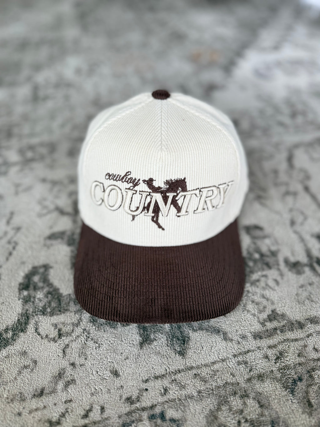 Cowboy Country Corduroy Trucker Hat