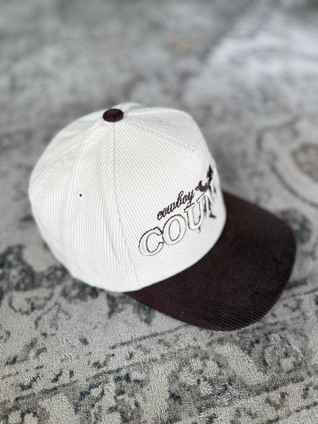 Cowboy Country Corduroy Trucker Hat