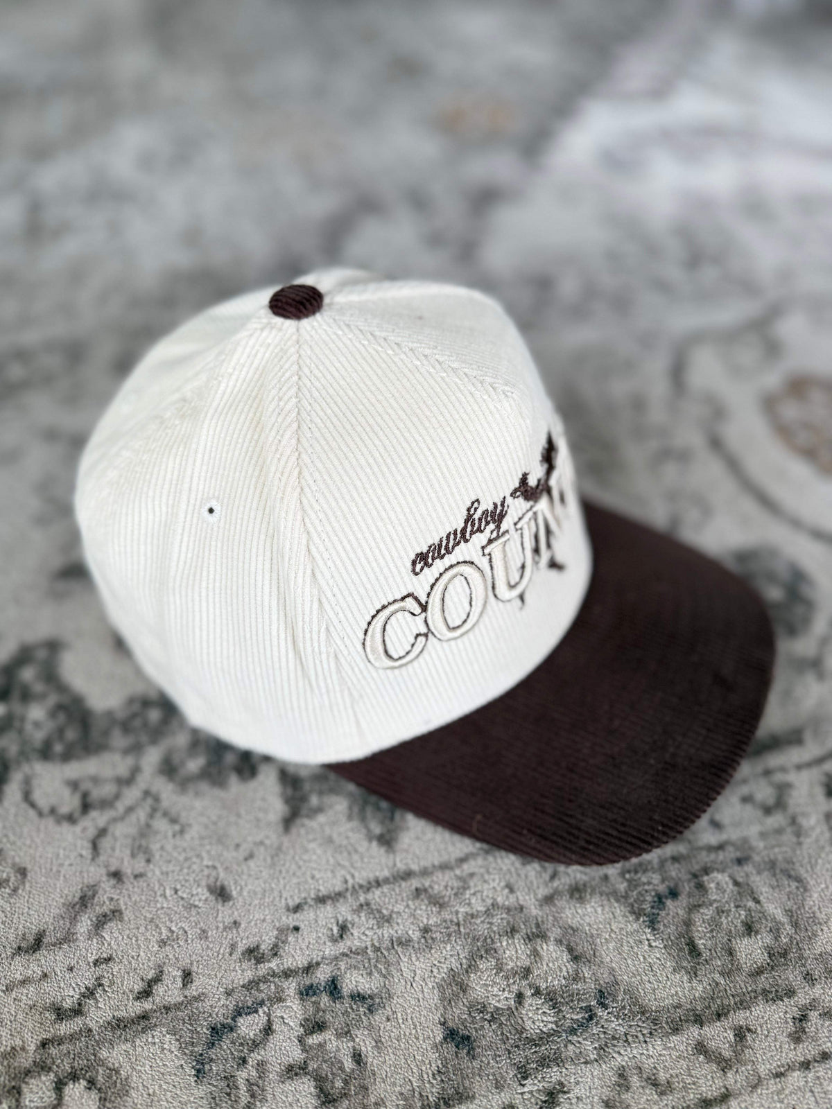 Cowboy Country Corduroy Trucker Hat