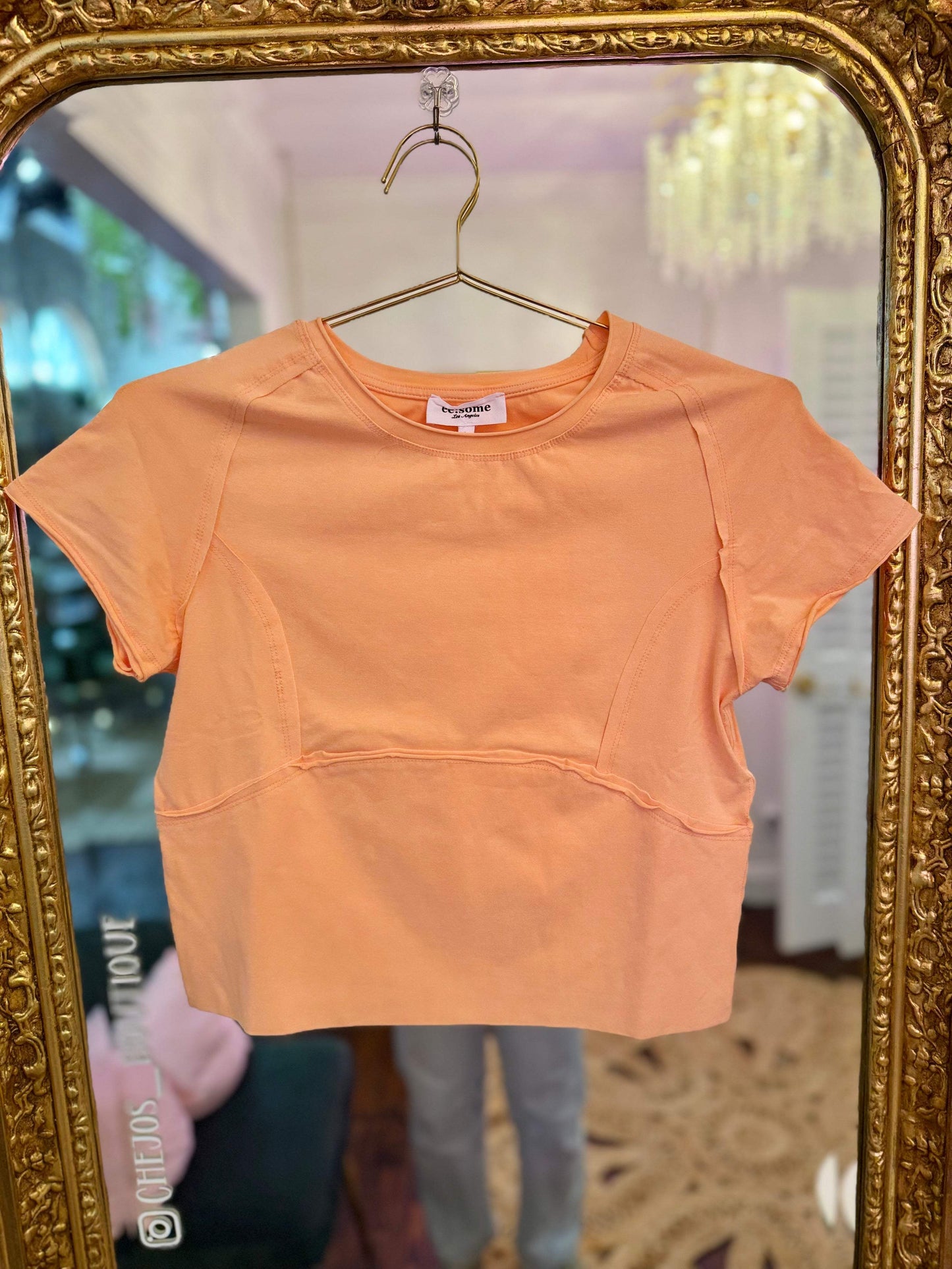 Phoebe Mineral Washed Crop Top