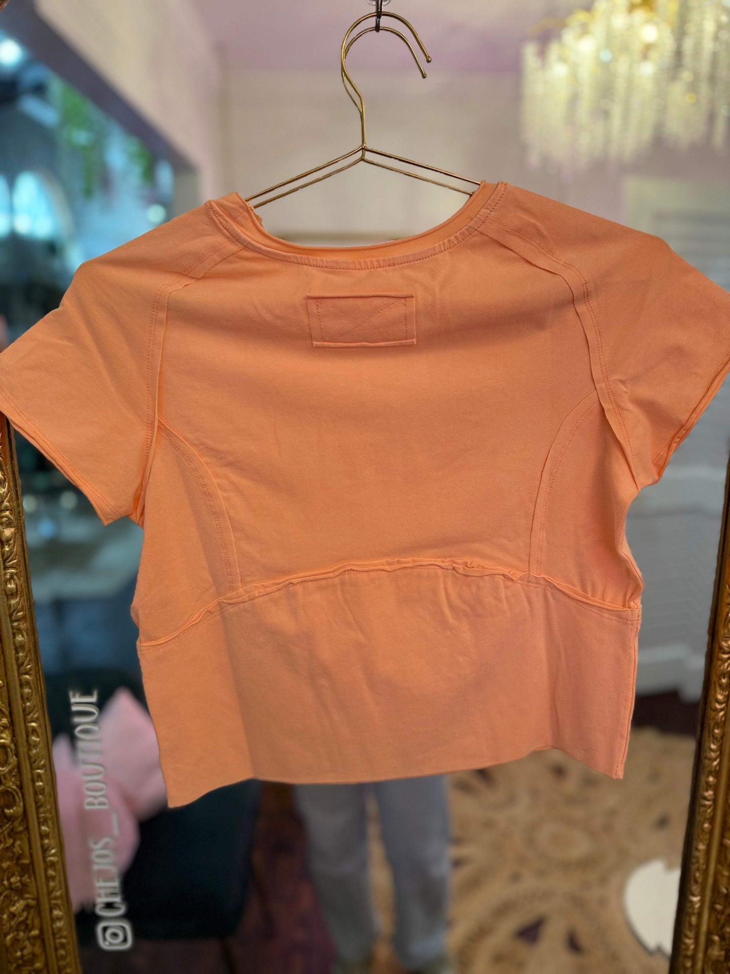 Phoebe Mineral Washed Crop Top