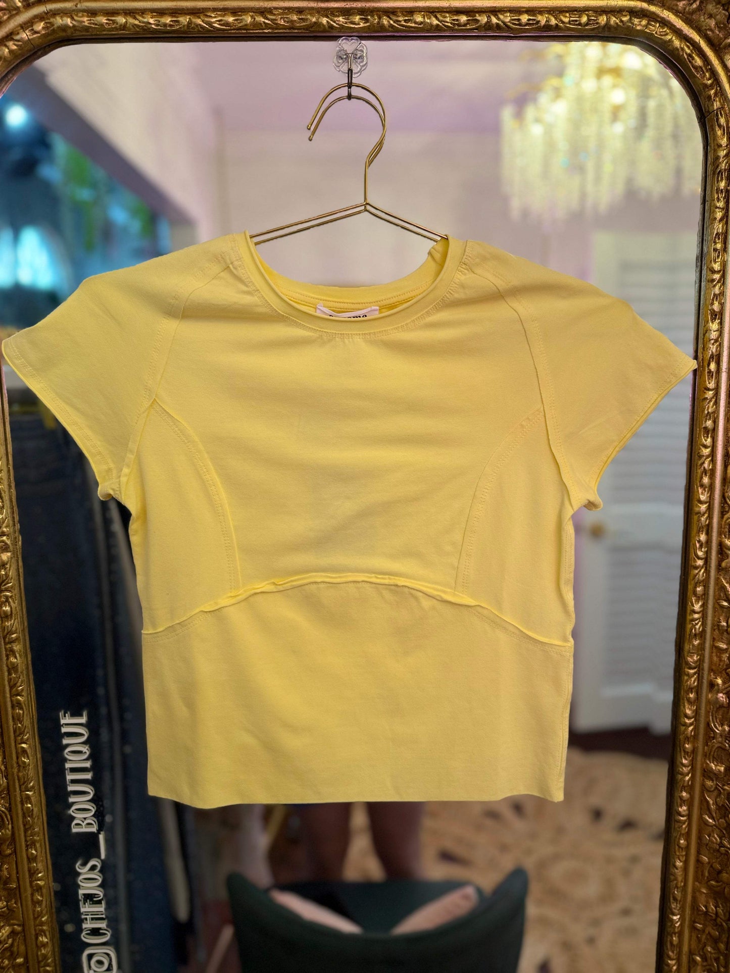 Phoebe Mineral Washed Crop Top