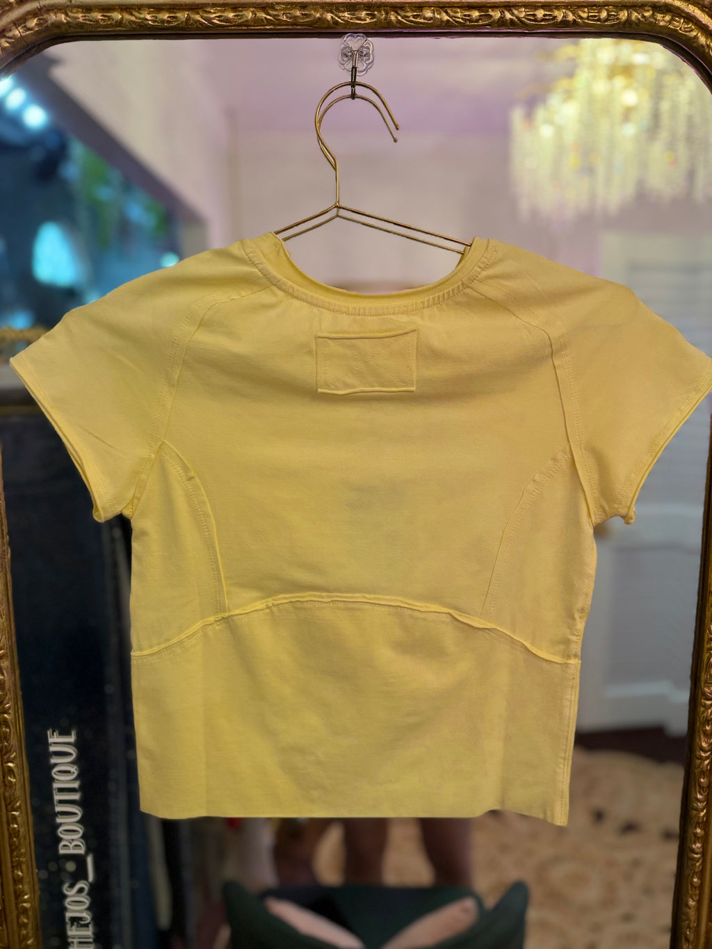 Phoebe Mineral Washed Crop Top