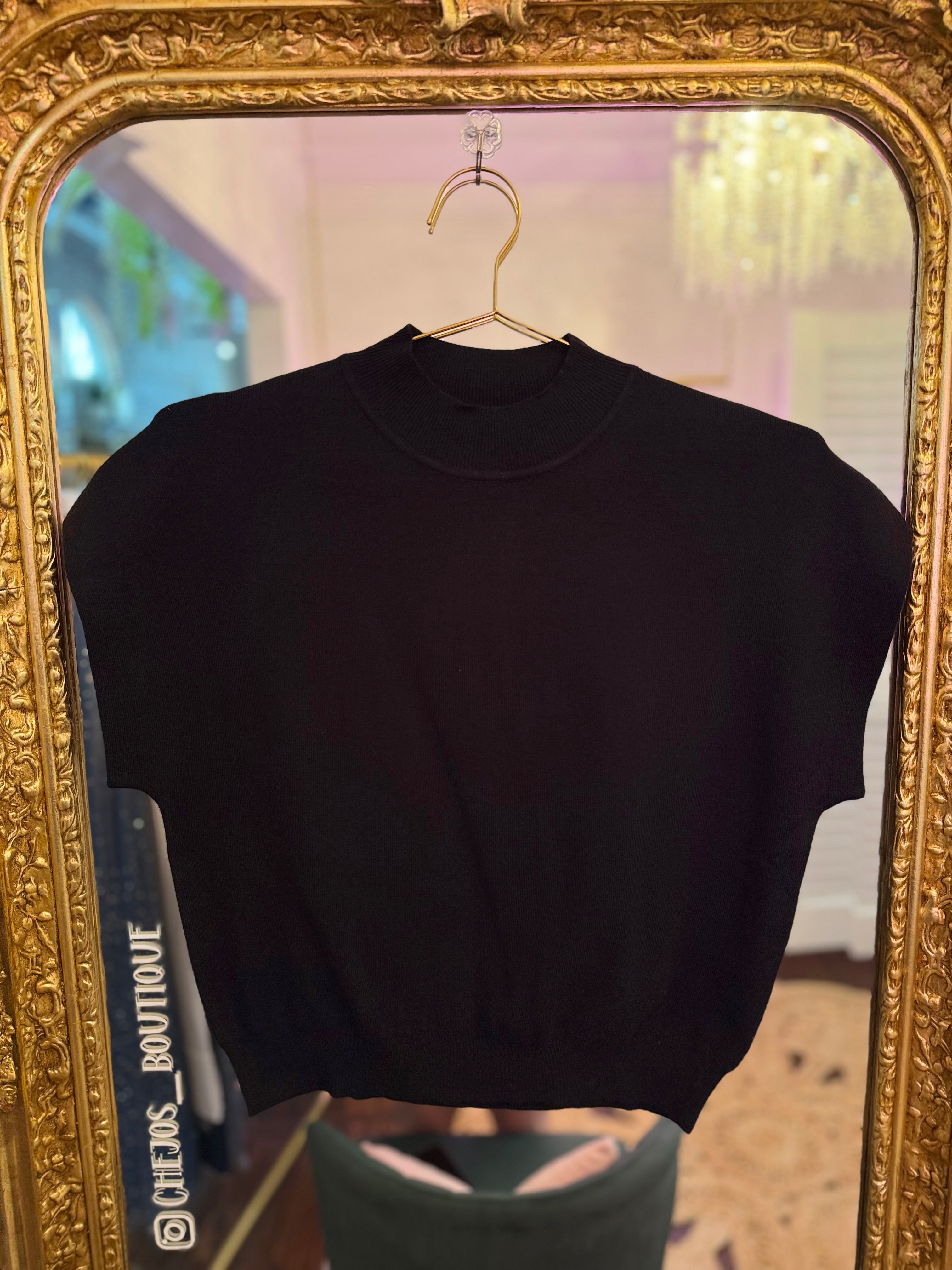 Noelle Mock Neck Top | PLUS SIZE AVAILABLE
