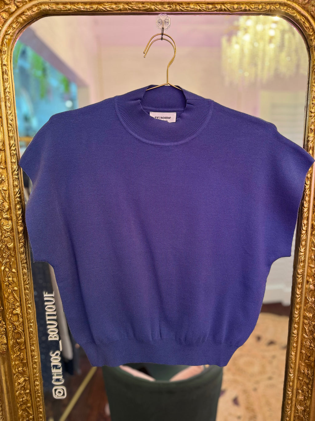 Noelle Mock Neck Top | PLUS SIZE AVAILABLE