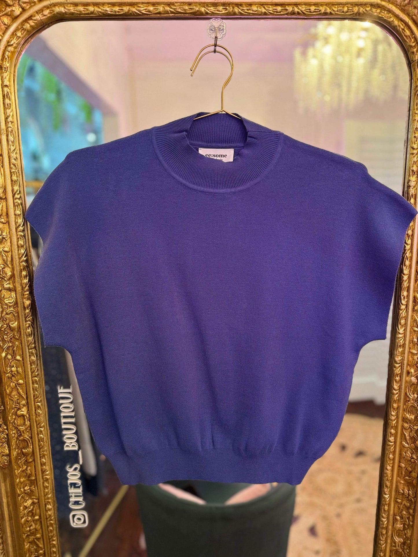 Noelle Mock Neck Top | PLUS SIZE AVAILABLE