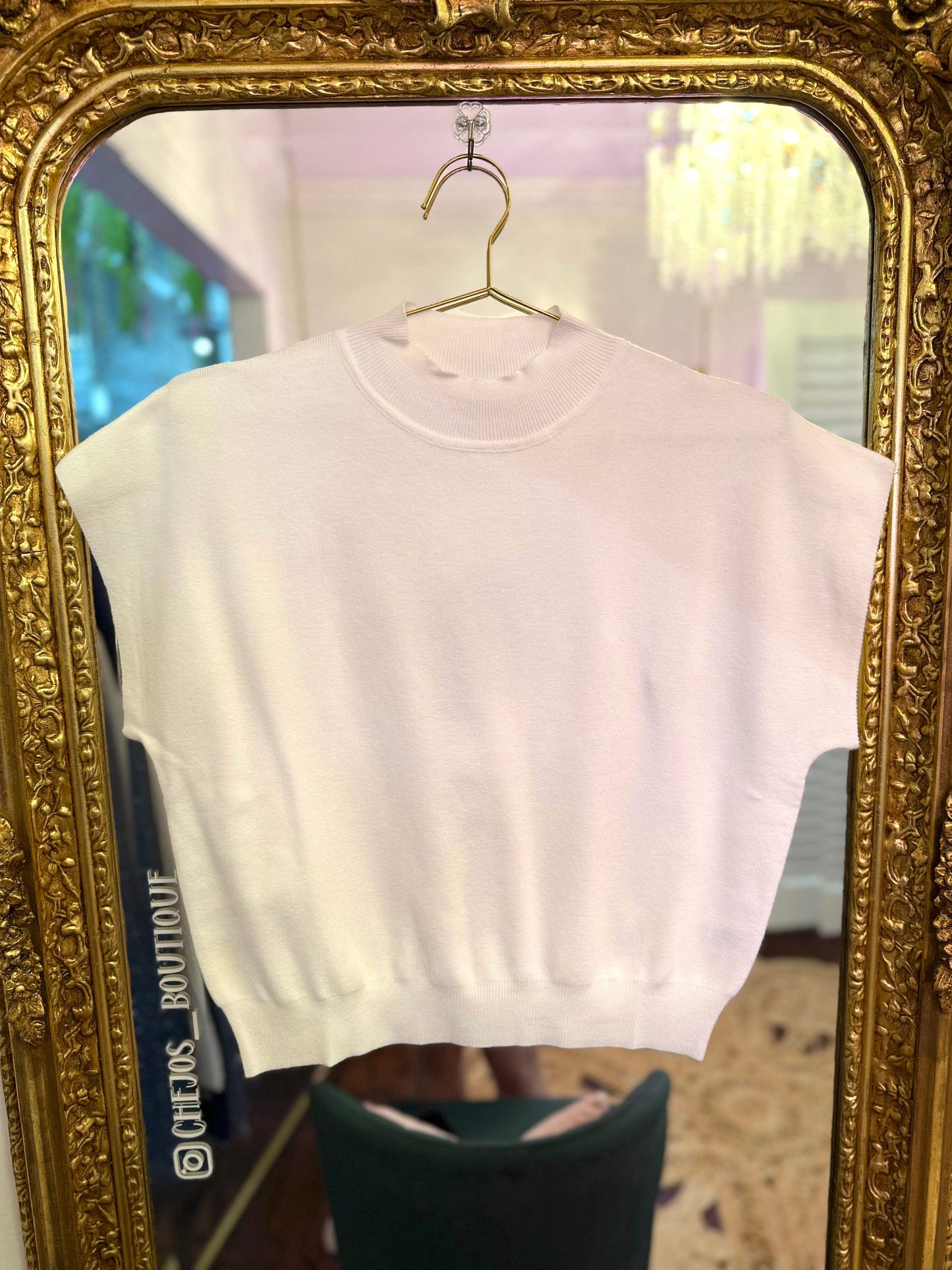 Noelle Mock Neck Top | PLUS SIZE AVAILABLE
