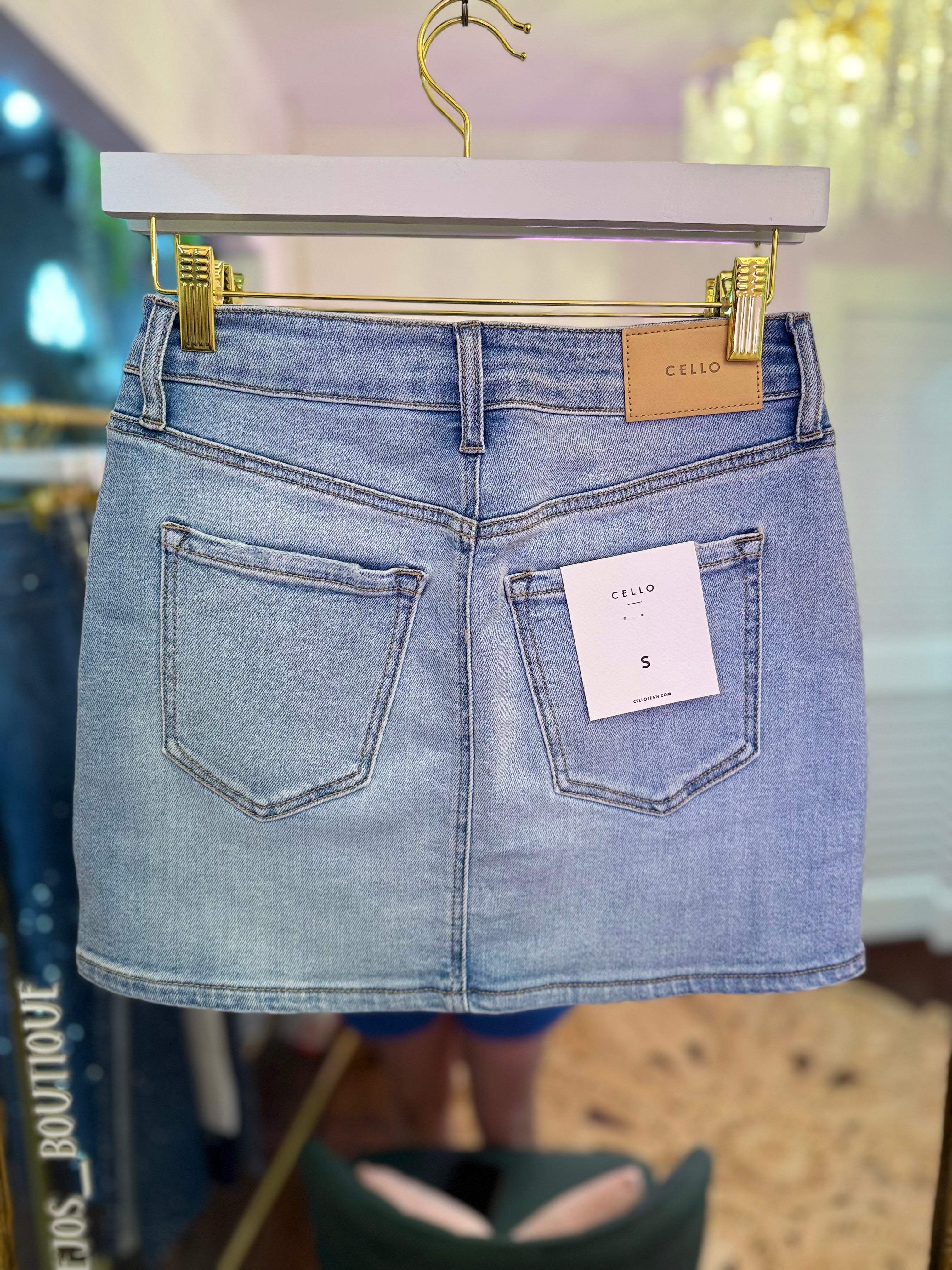 Florence Basic Mid Waisted Mini Skirt