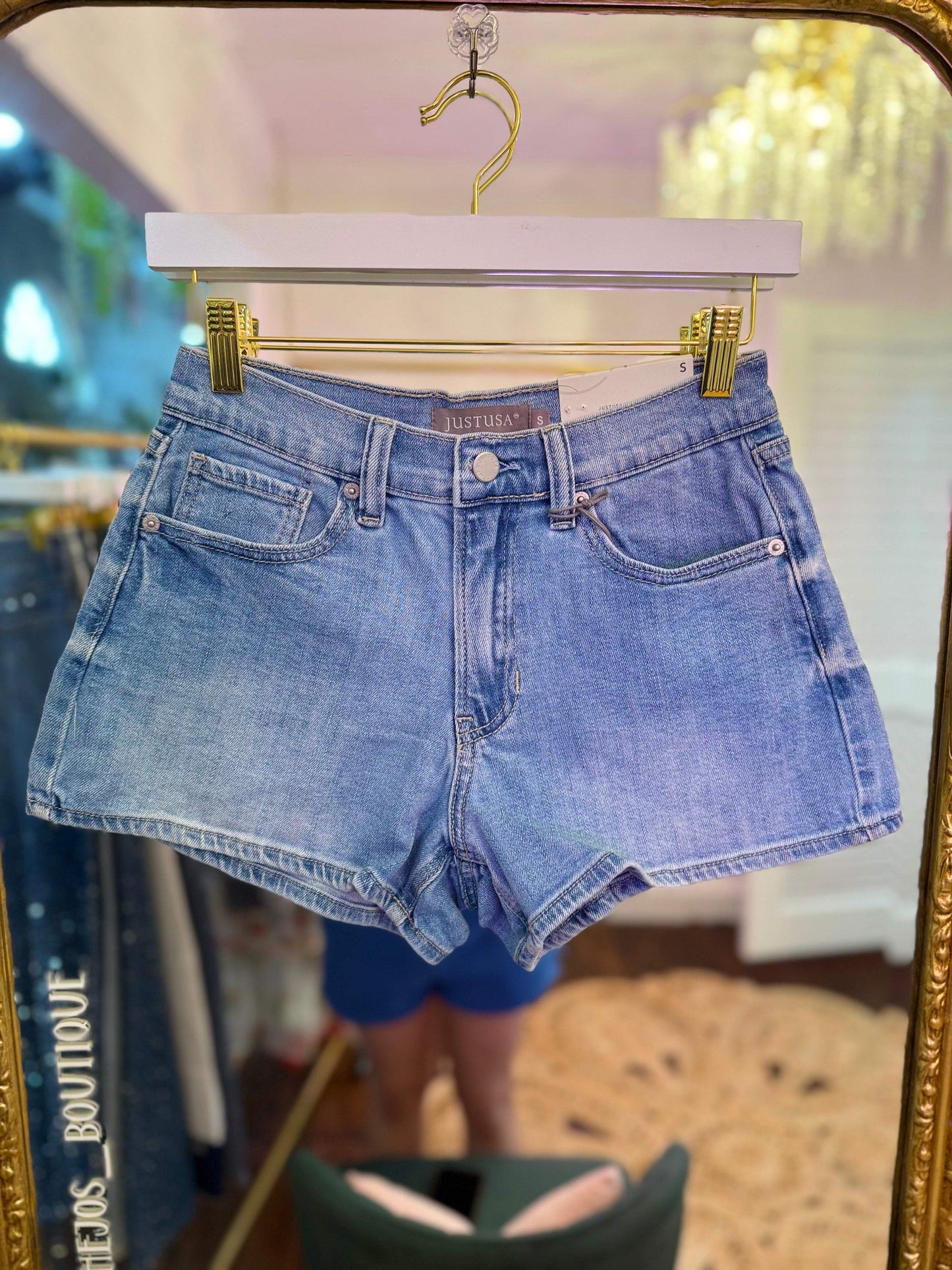 Kendra Hemmed Denim Short | JBD