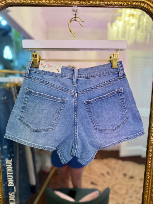Western Pocket Denim Shorts | JBD
