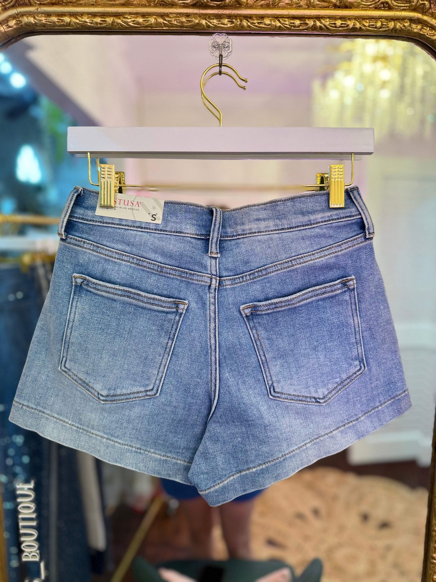 Kendra Hemmed Denim Short | JBD