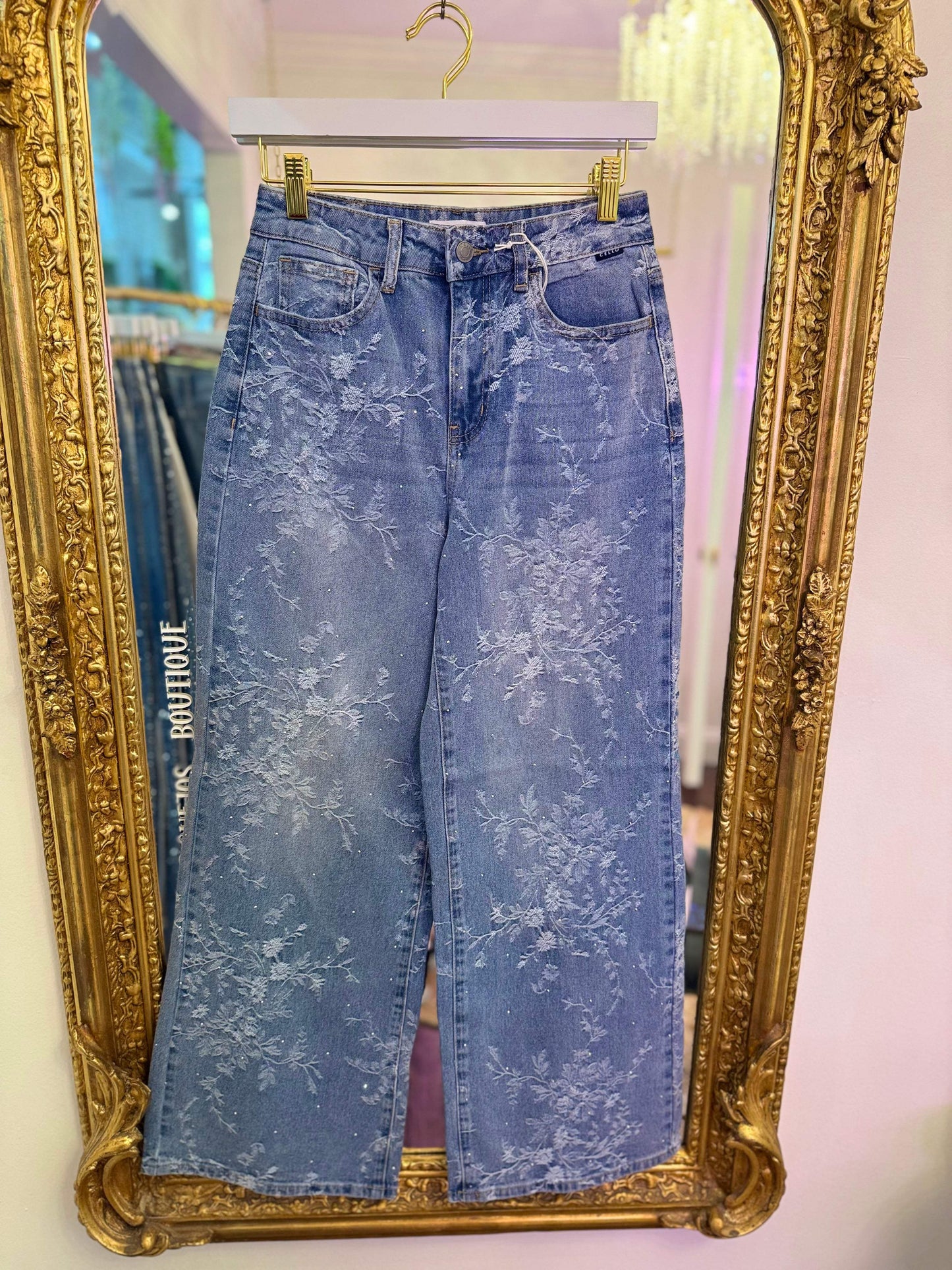 Harlee High Rise Wide Leg Jeans