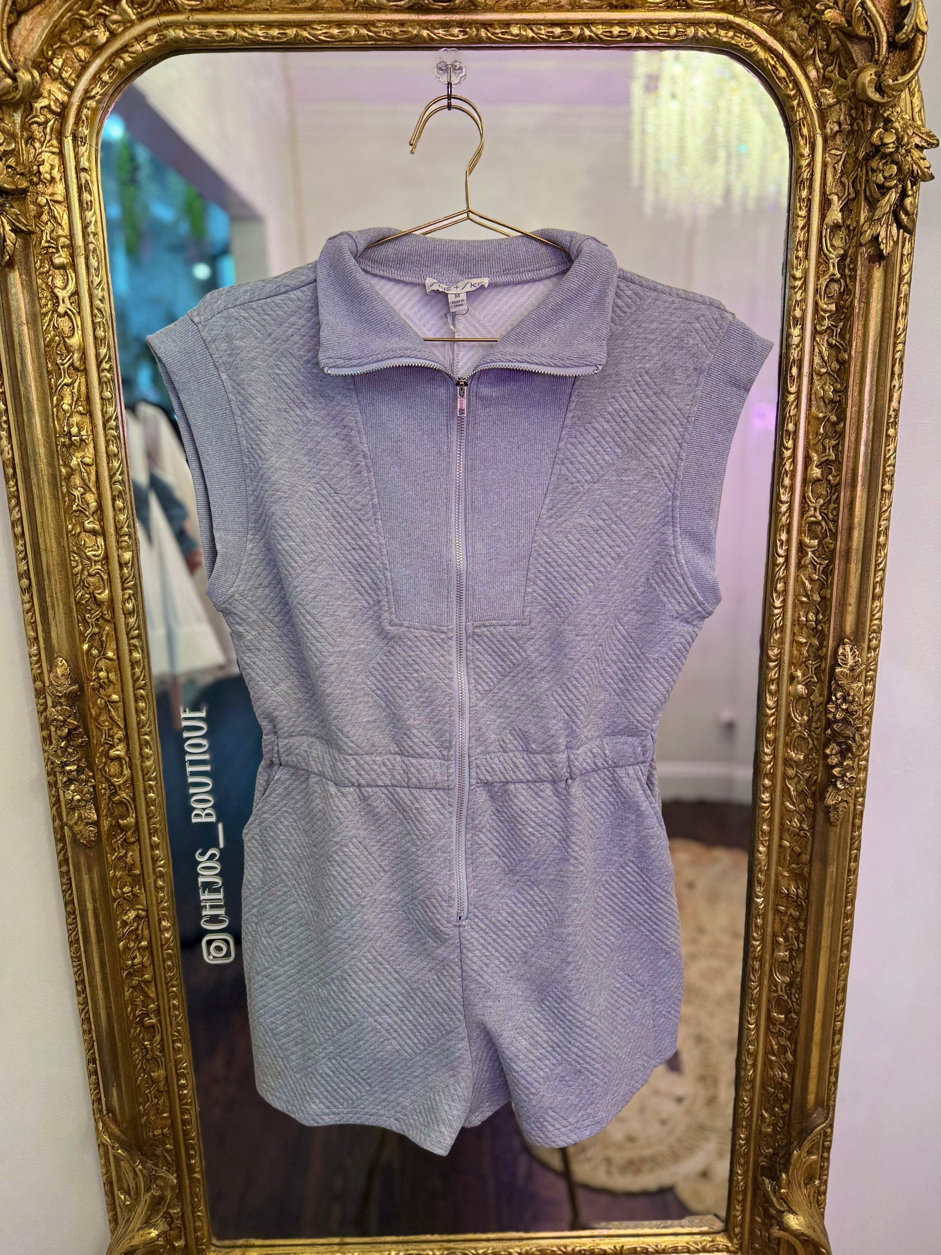 Stevie Zip-Up Romper | PLUS SIZE AVAILABLE