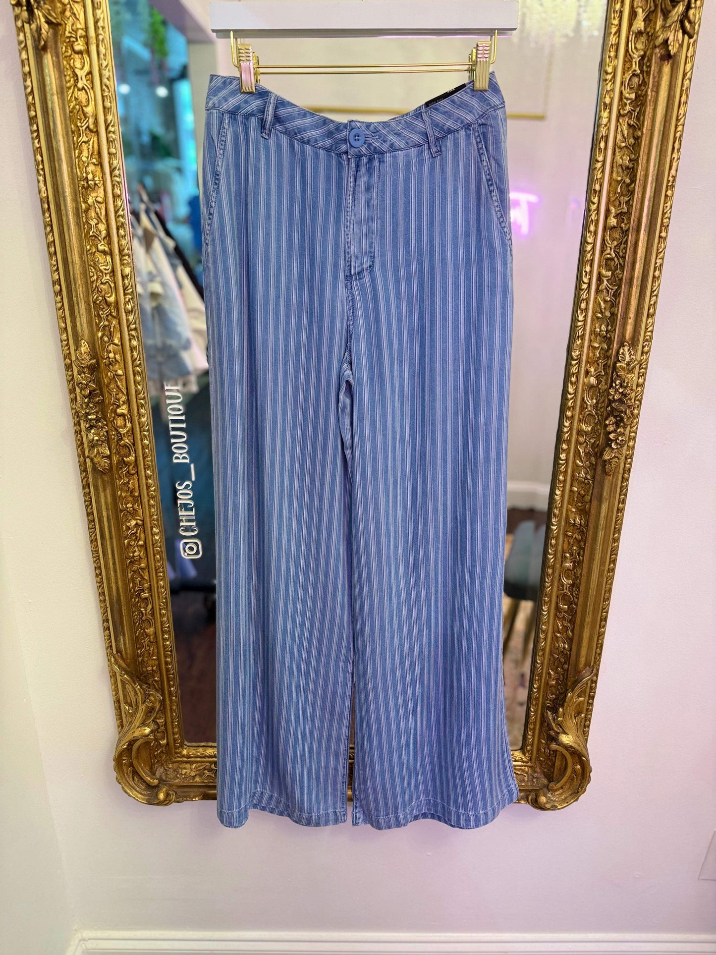 Ryan High Rise Wide Leg Pants - Blue Ribbon | PLUS SIZE AVAILABLE | Kut from the Kloth