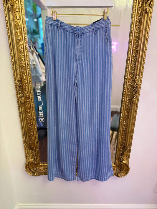 Ryan High Rise Wide Leg Pants - Blue Ribbon | PLUS SIZE AVAILABLE | Kut from the Kloth