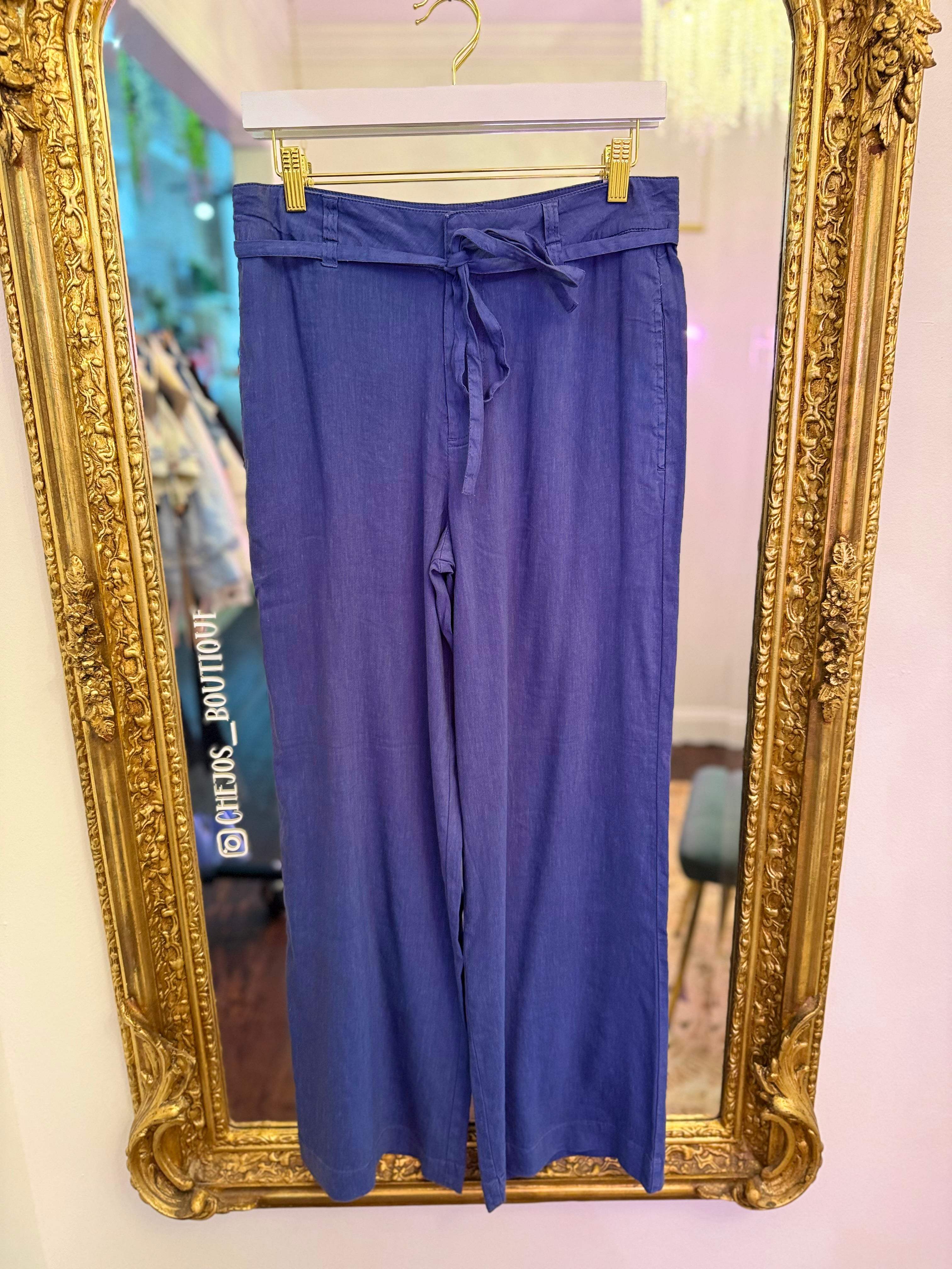 Meg Linen Wide Leg Pants | PLUS SIZE AVAILABLE