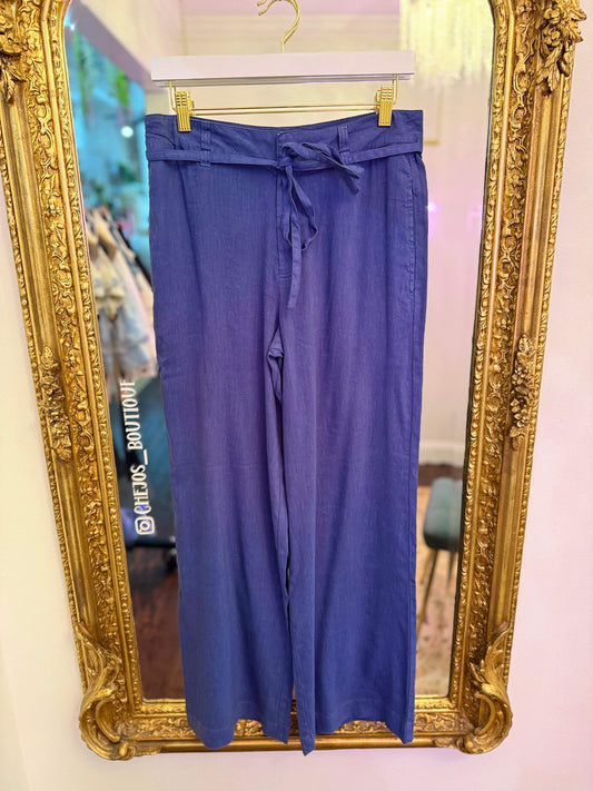 Meg Linen Wide Leg Pants | PLUS SIZE AVAILABLE