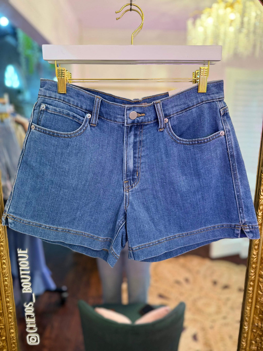 Devan Lightweight Denim Shorts