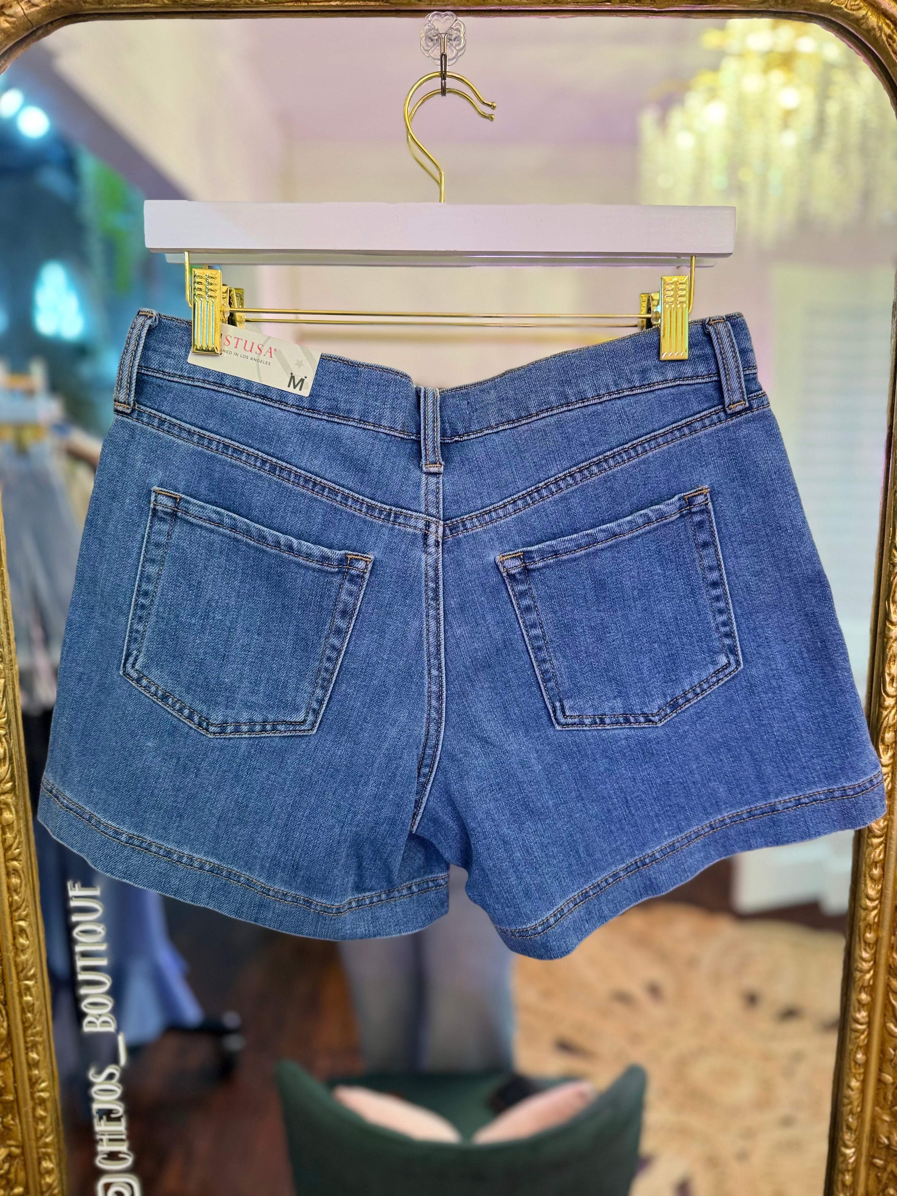 Devan Lightweight Denim Shorts