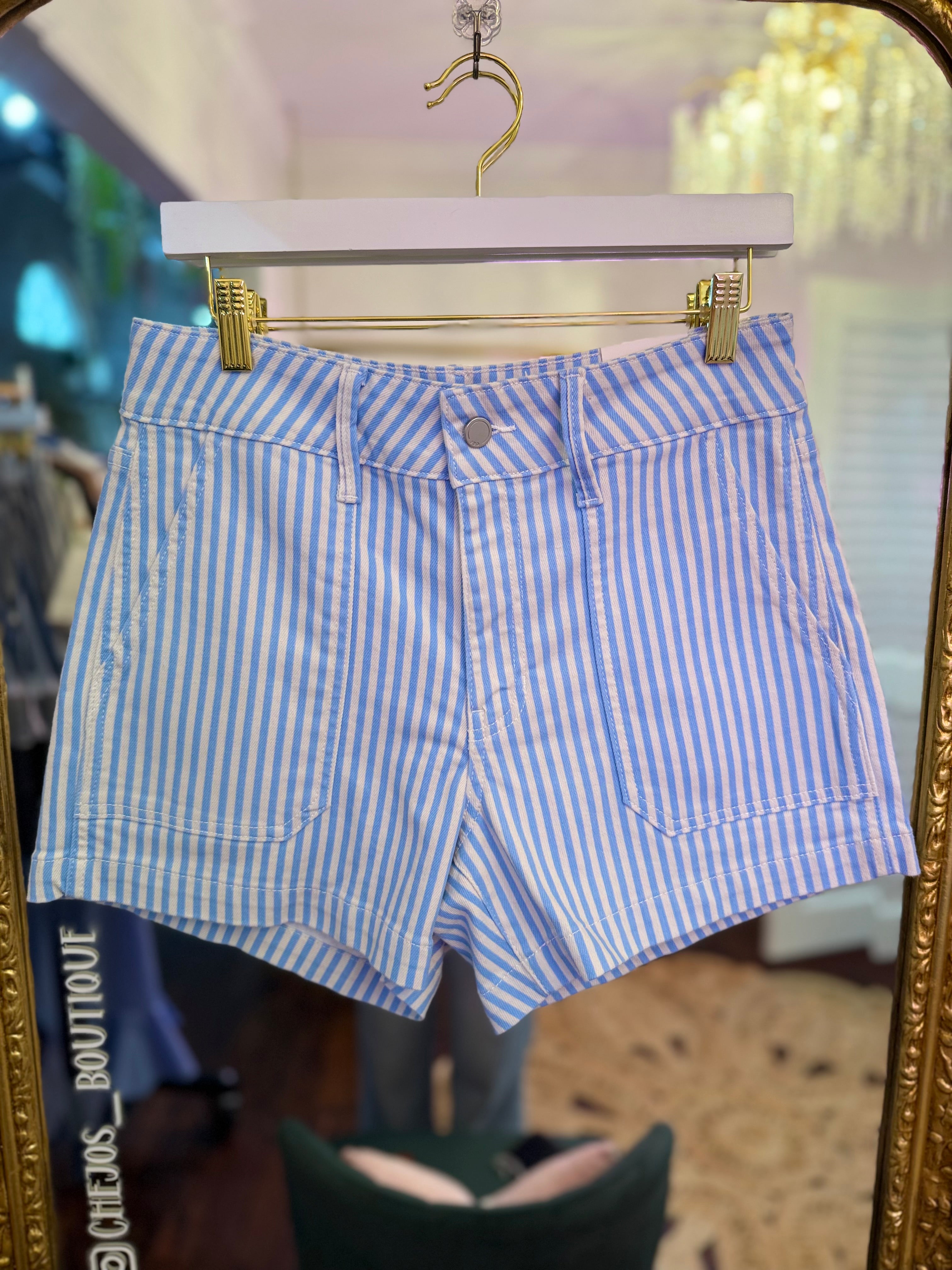 HR Utility Cargo Striped Shorts | JBD
