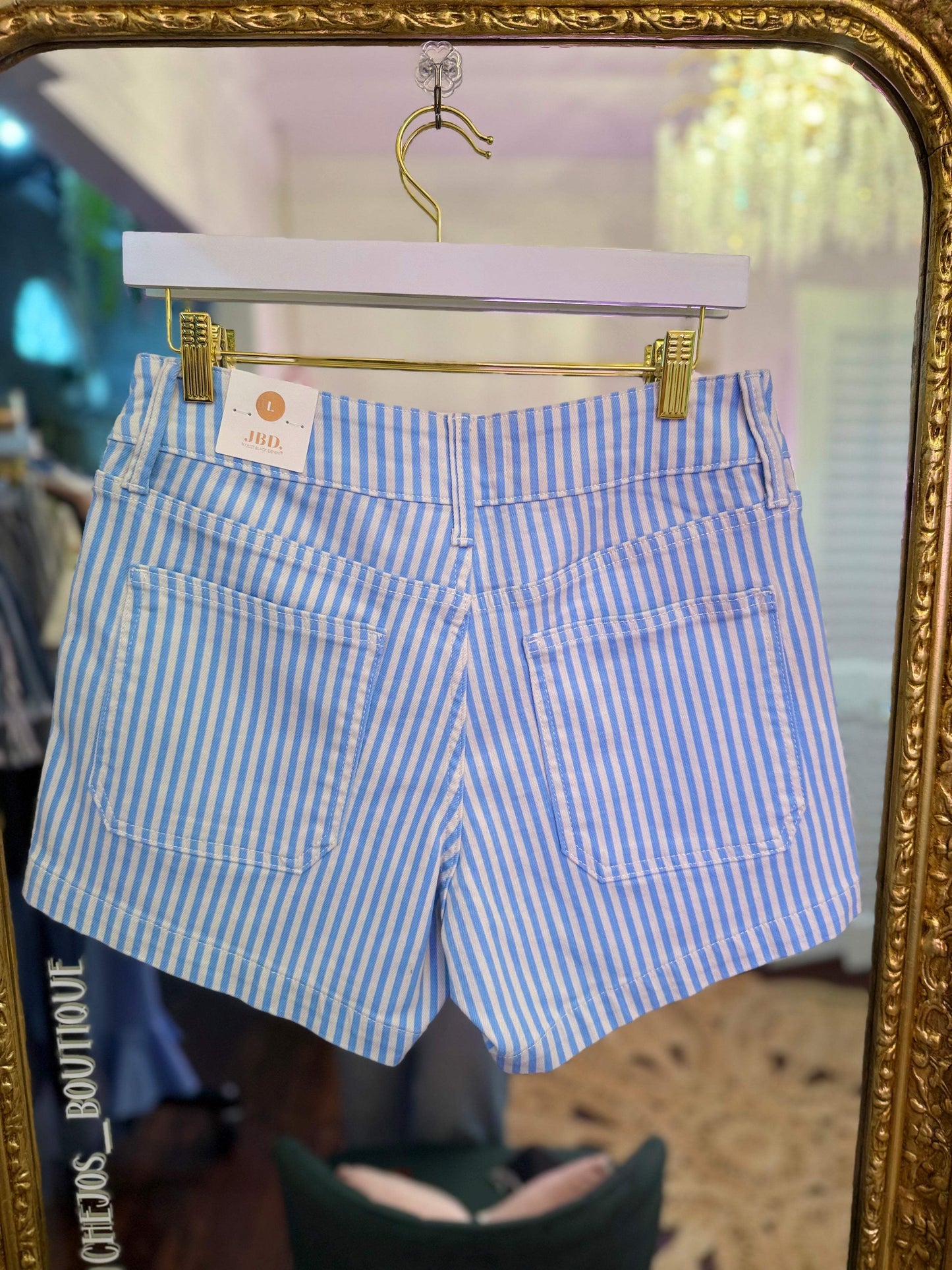HR Utility Cargo Striped Shorts | JBD