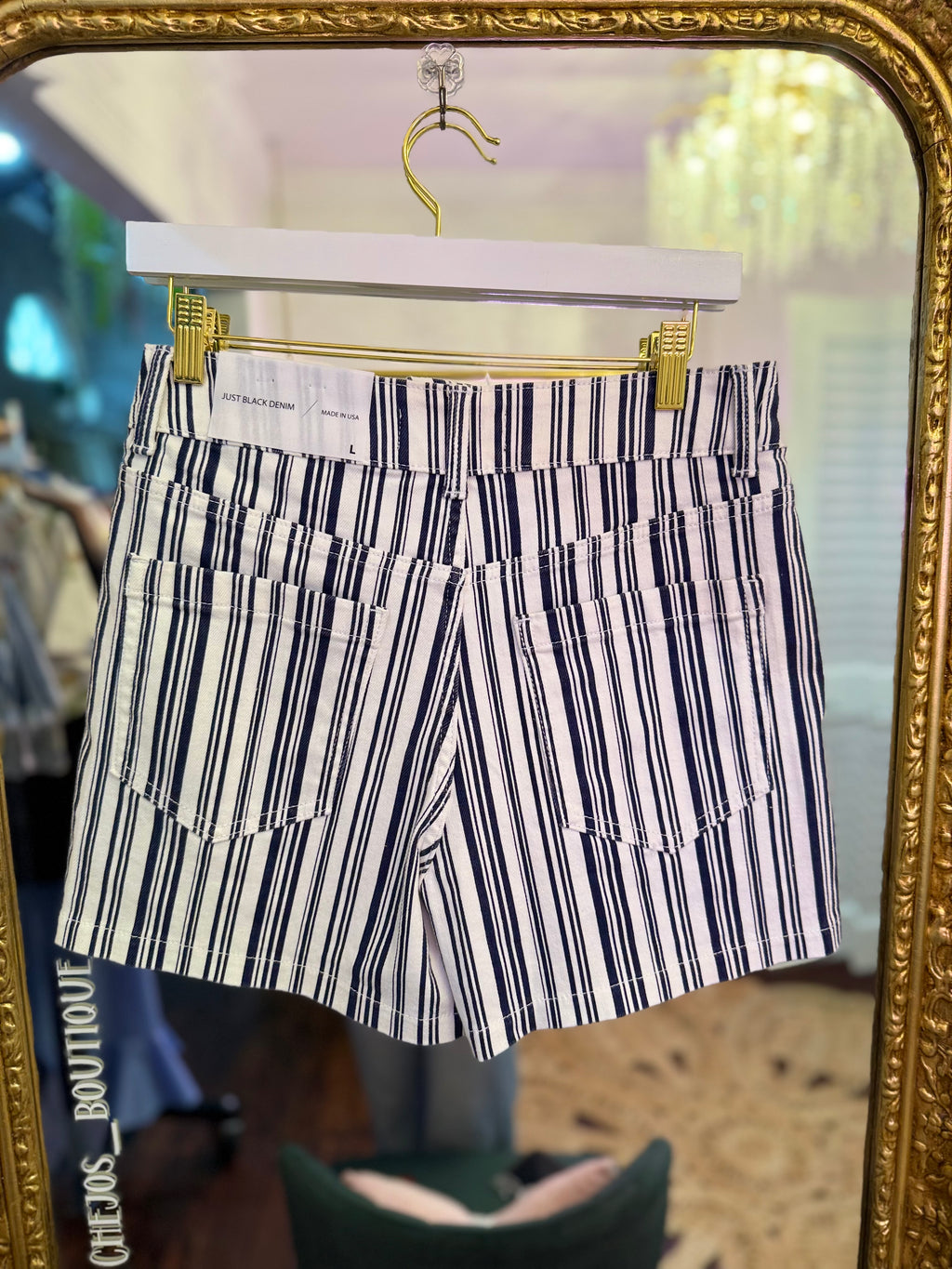 HR Utility Cargo Striped Shorts | JBD