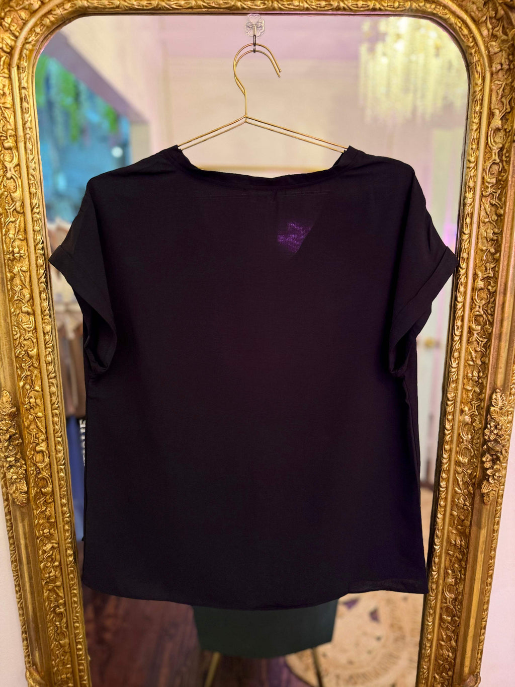 Lydia Solid Woven Top