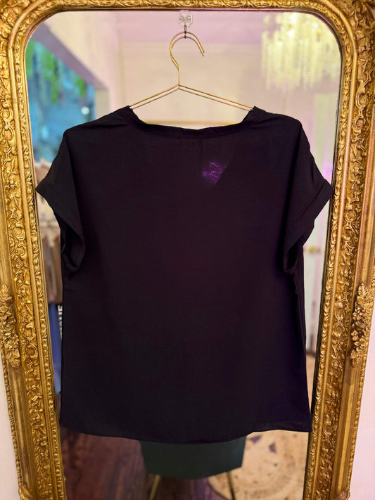 Lydia Solid Woven Top