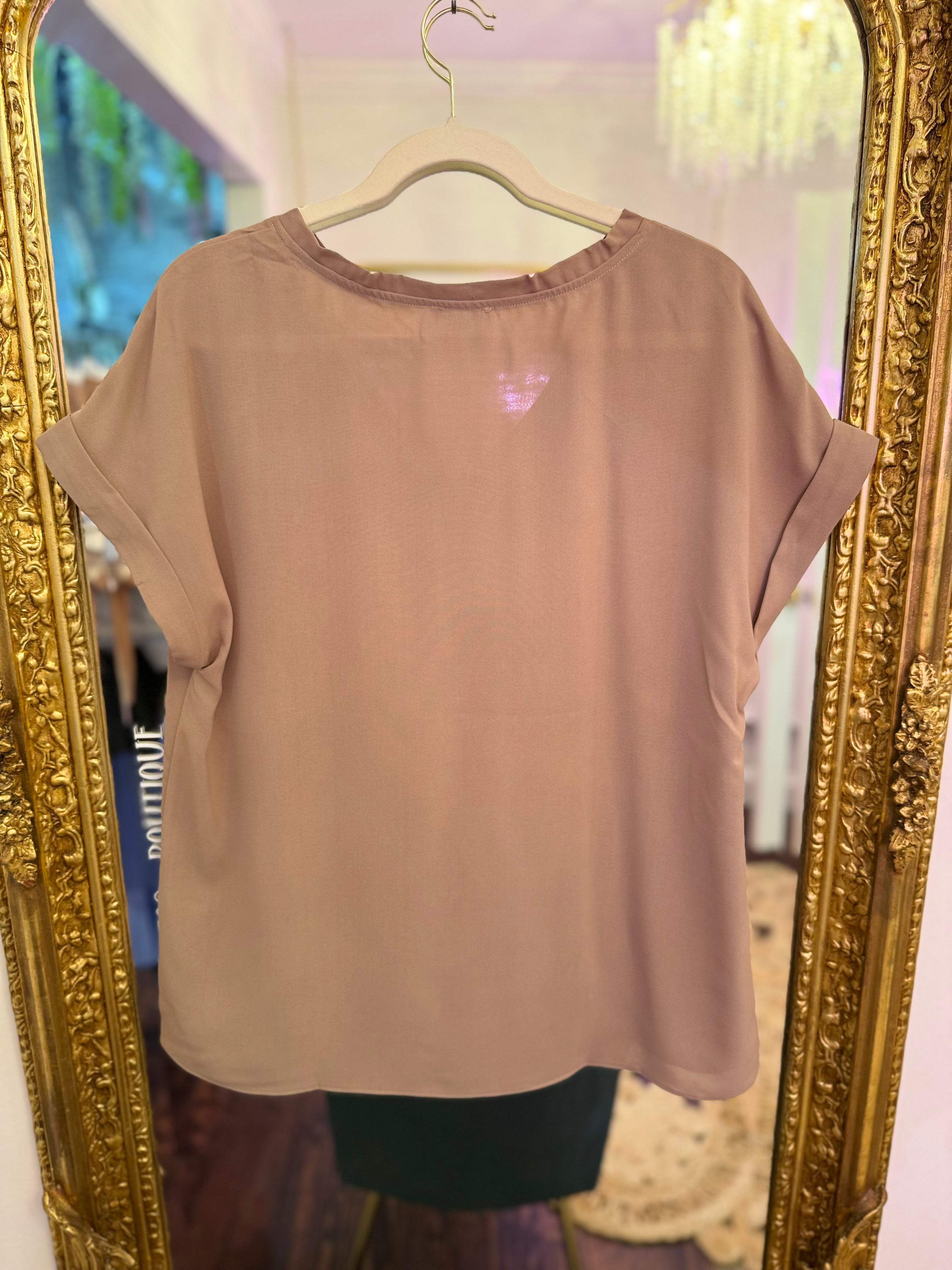 Lydia Solid Woven Top