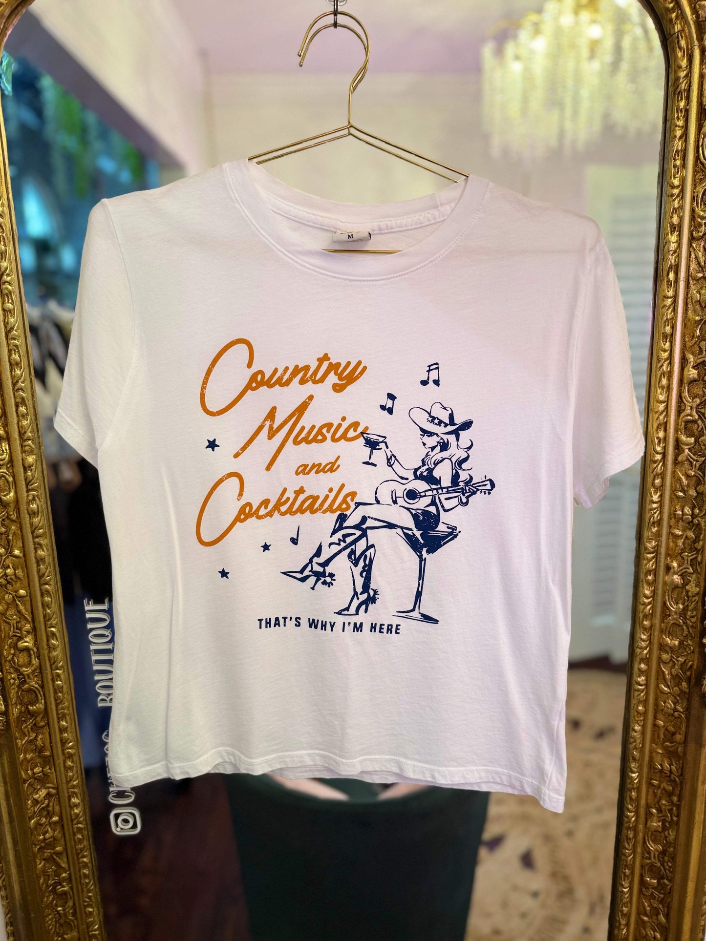 Country Music & Cocktails Graphic Tee