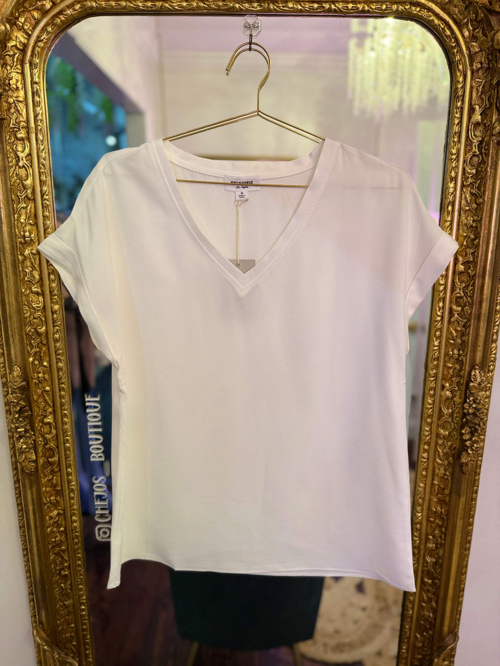 Lydia Solid Woven Top