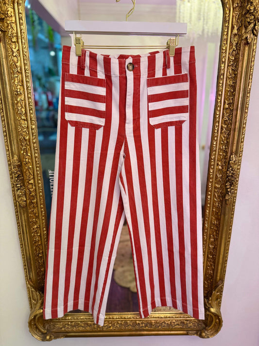 Presley Striped Straight Leg Pants