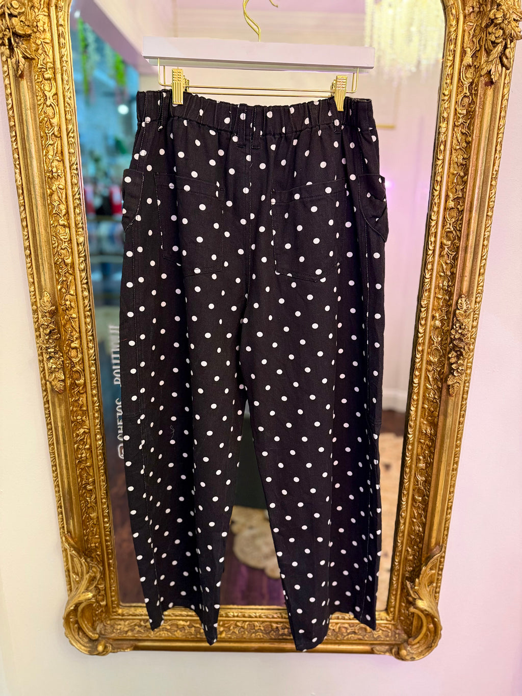 Roxie High Rise Polka Dot Bow Jeans | PLUS SIZE AVAILABLE