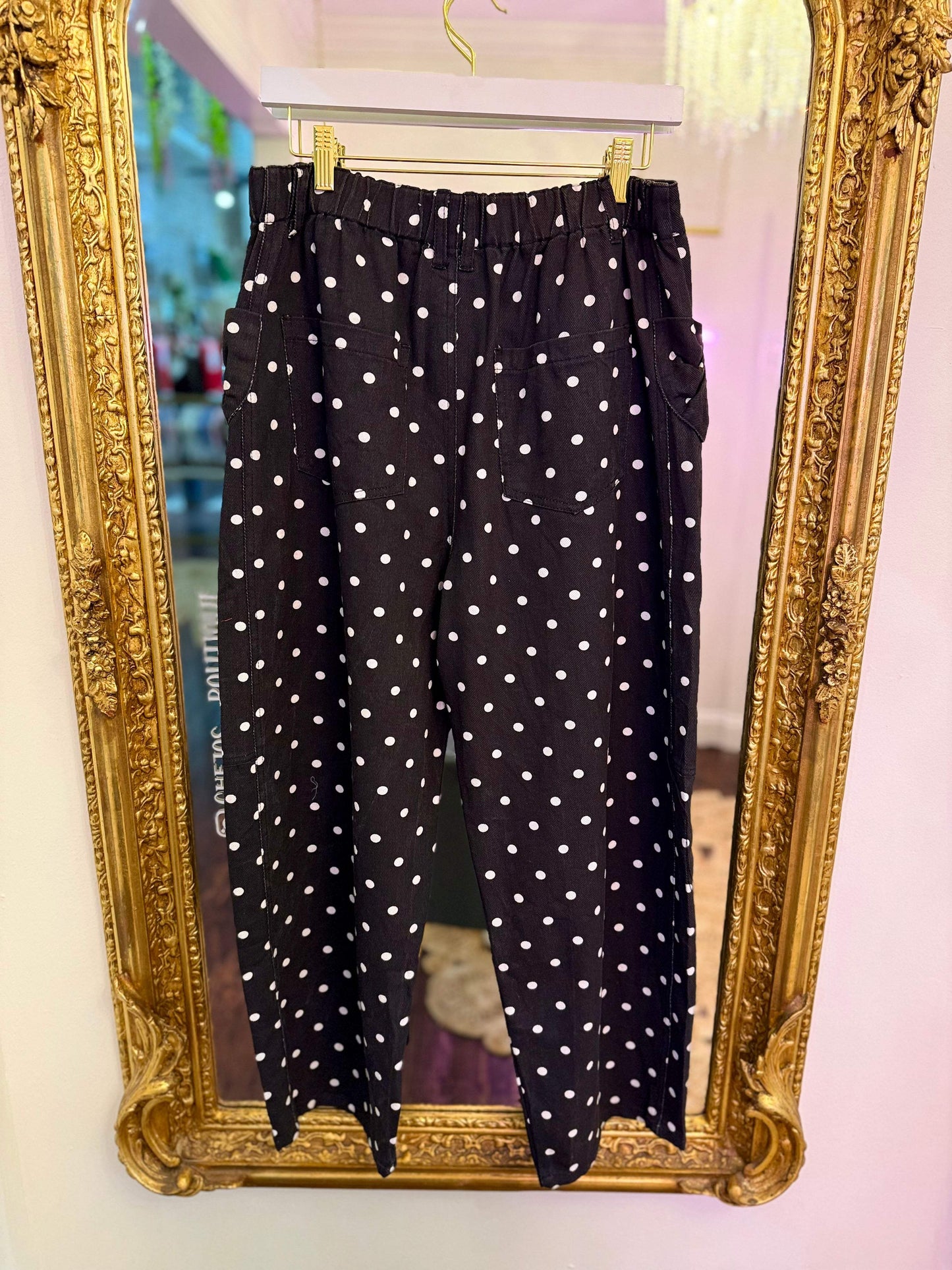 Roxie High Rise Polka Dot Bow Jeans | PLUS SIZE AVAILABLE