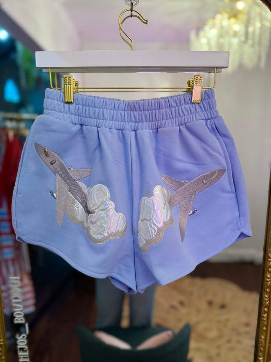 Blue Airplanes in Sky Short | Queen of Sparkles