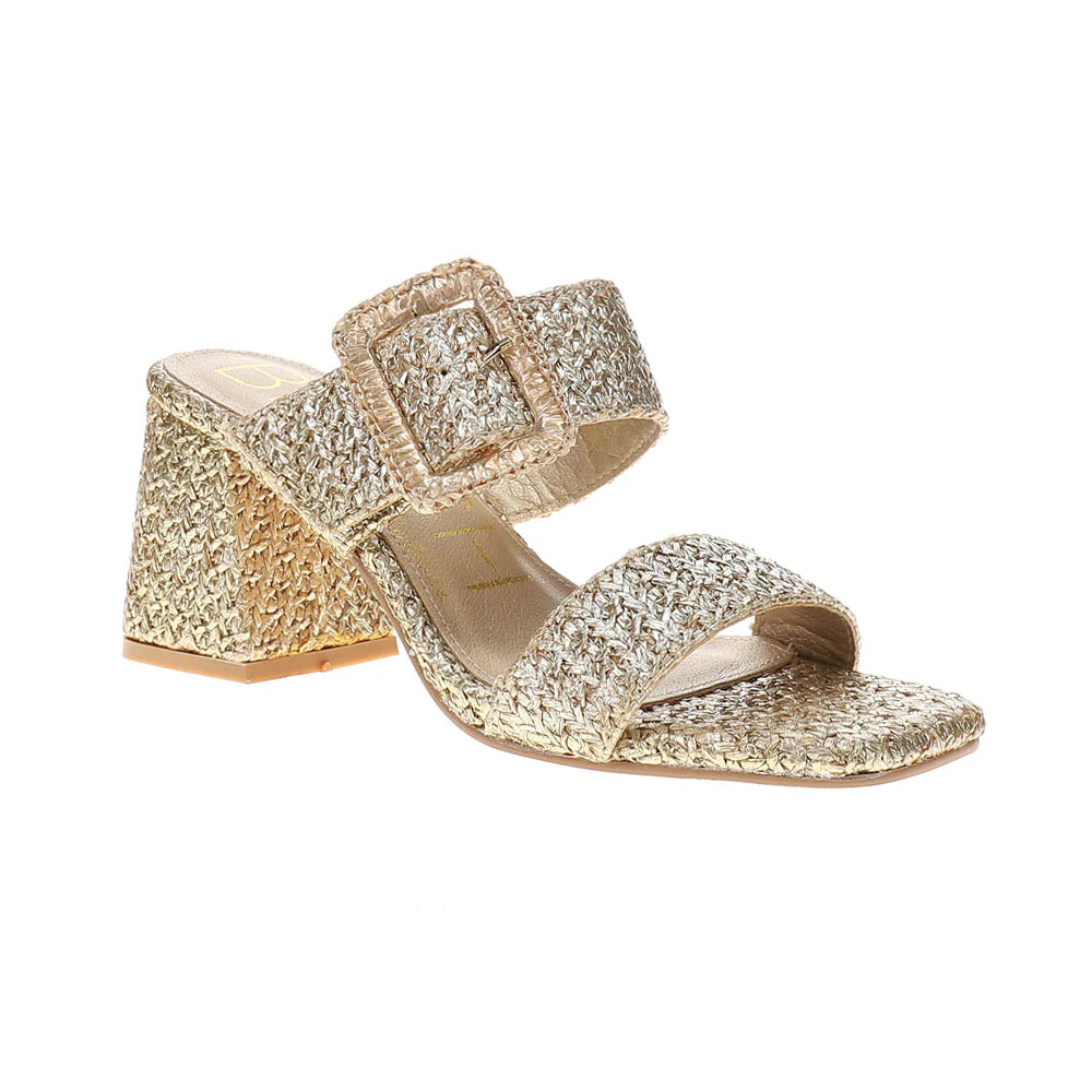 Lucy Metallic Gold Heel
