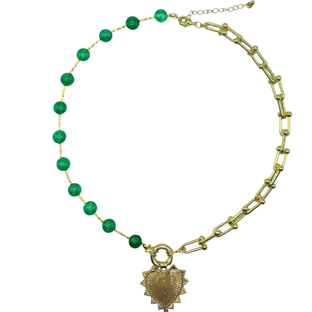 Intricate Heart Charm Necklace