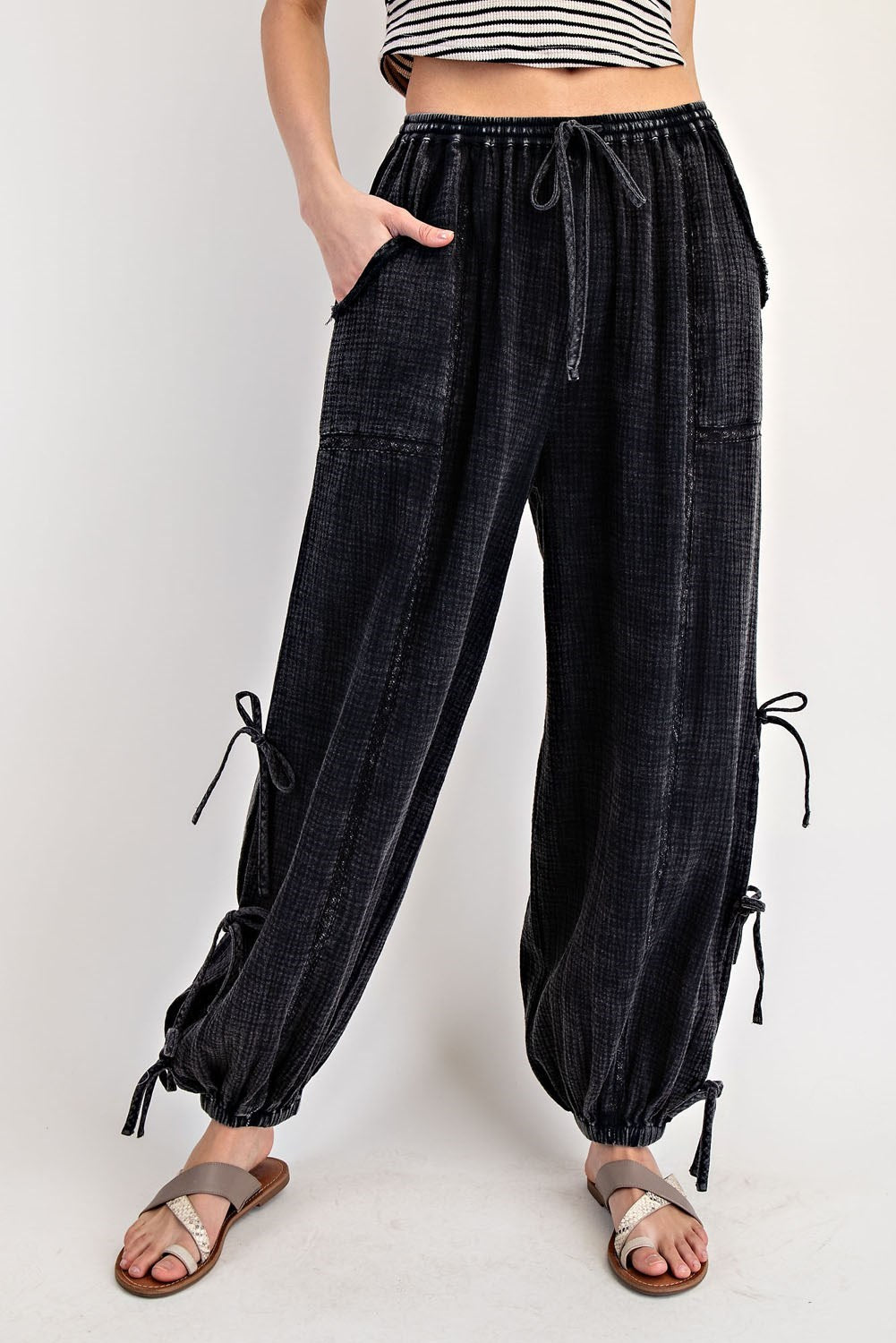 Tyla Gauze Tie Pants