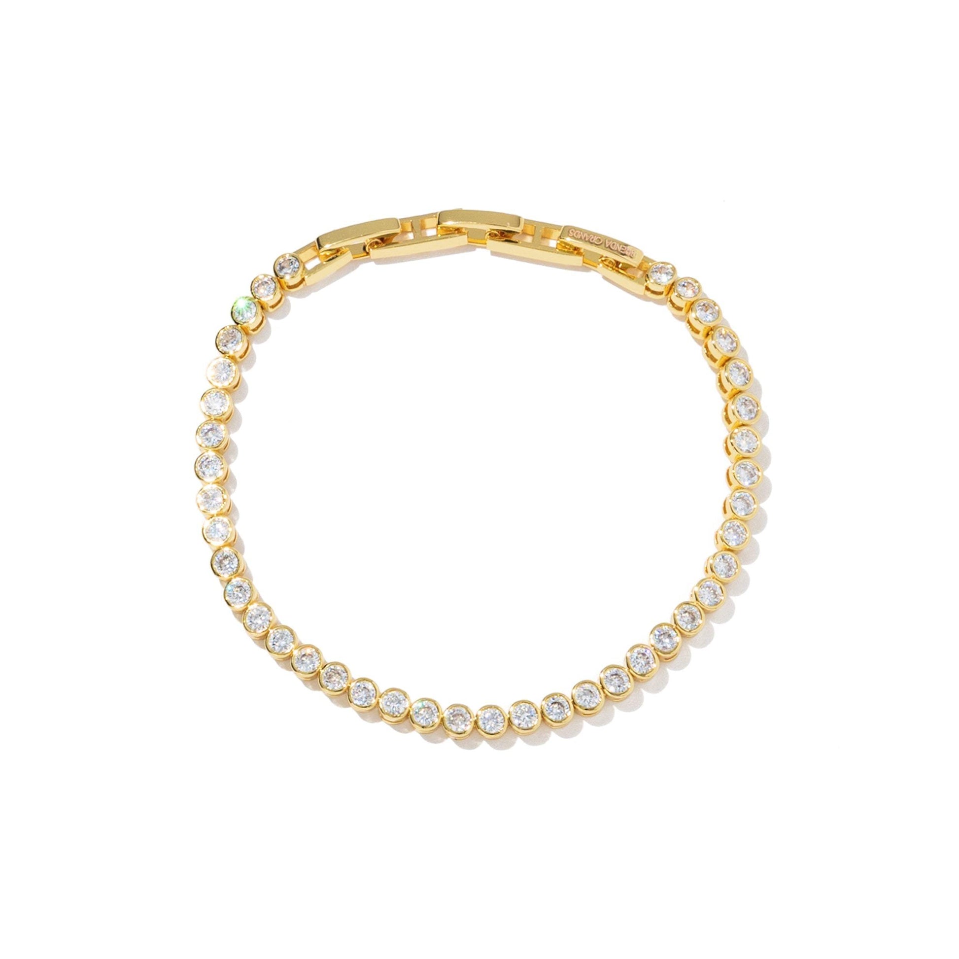Timeless Gold Diamond Tennis Bracelet