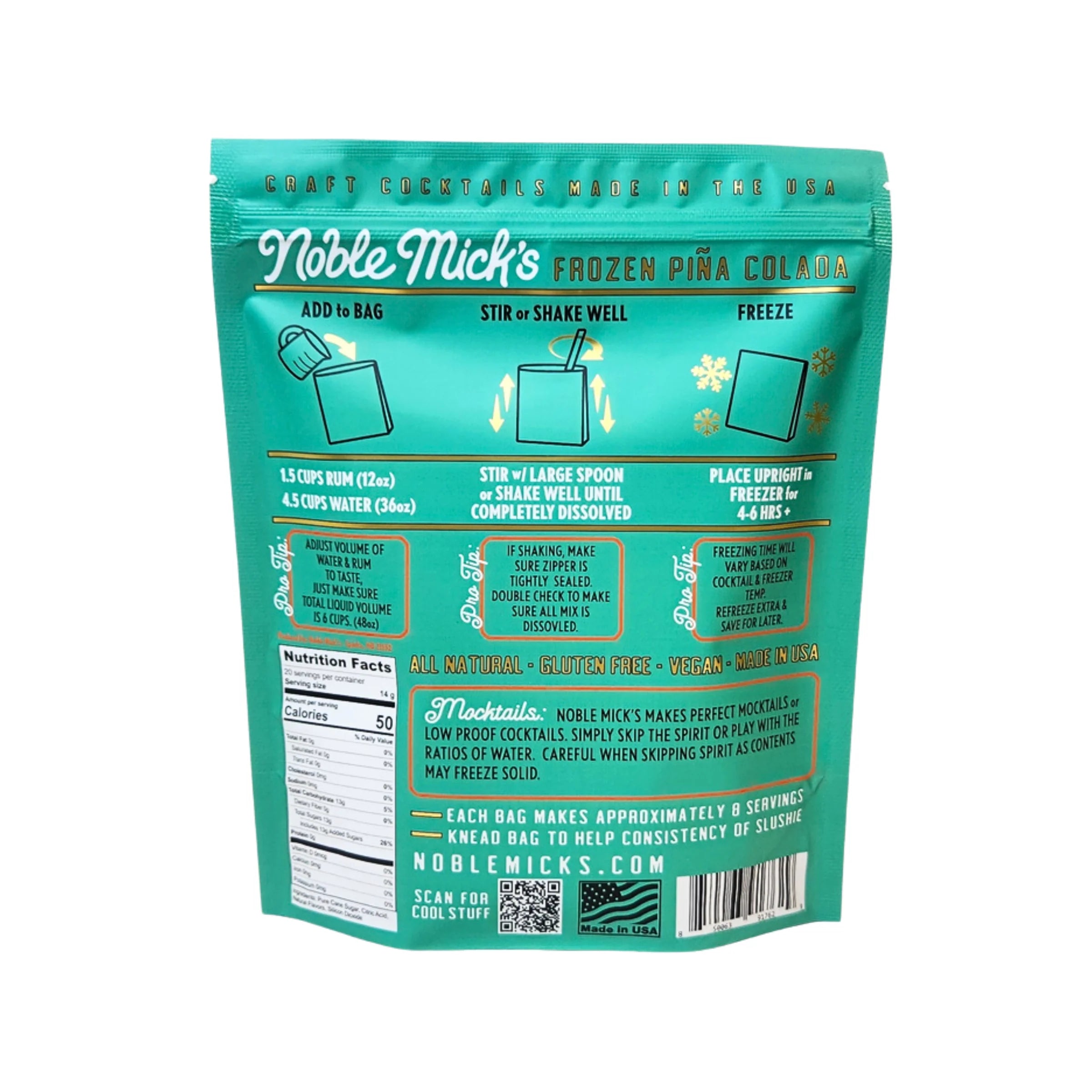 Noble Mick's Frozen Cocktail Mix