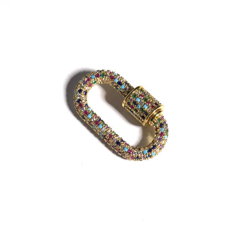 Skinny Link Carabiner Chain | Allison Avery