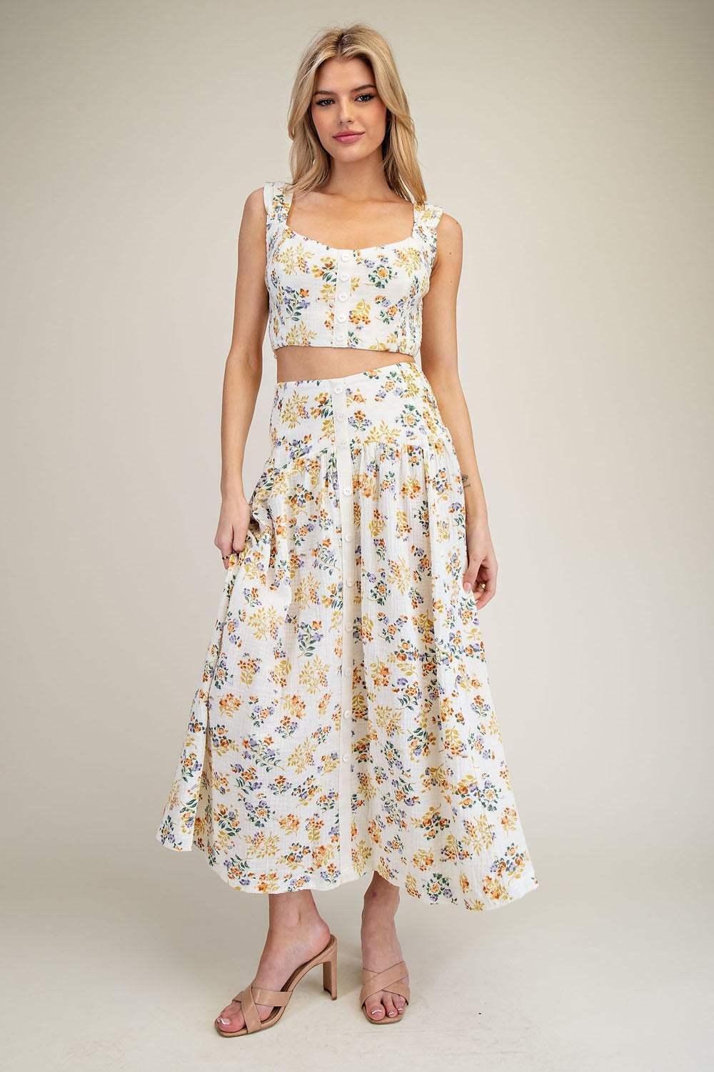 Garden Reverie Maxi Skirt